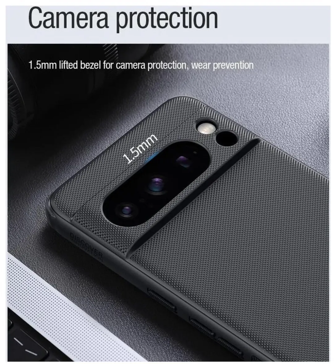 Nillkin Frosted Shield Hoes Google Pixel 8 Pro - Zwart