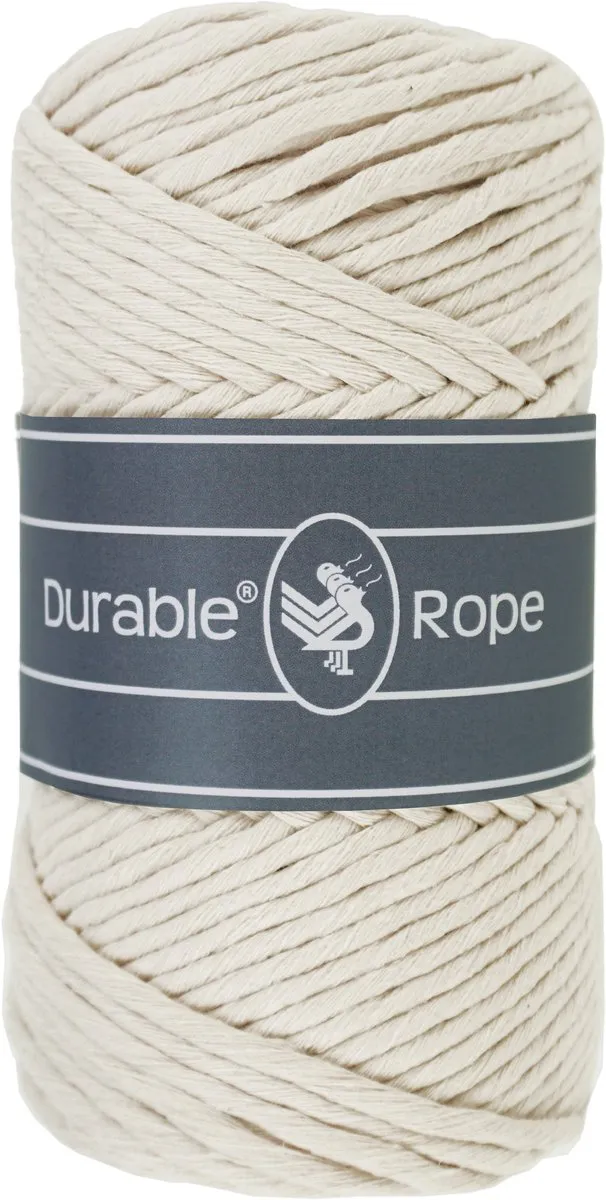 Durable Macramé Touw Ivoor 75m