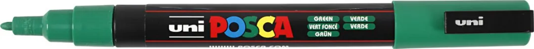 Posca Uni PC3M Verfmarker - Donkergroen
