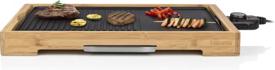 Tristar BP-2641 Bamboo Grill XL - 2200W - 6 Personen - afbeelding 6 van 6