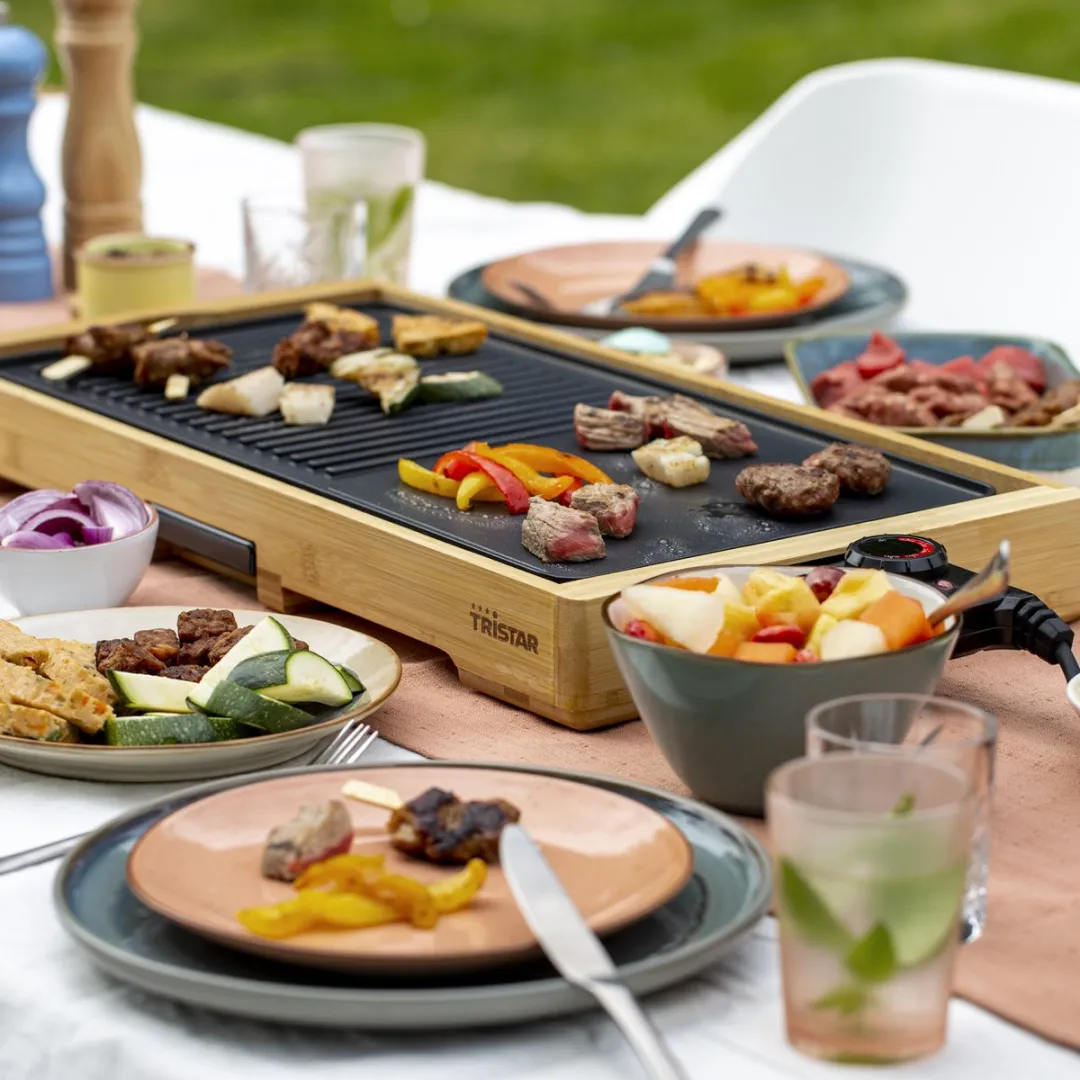 Tristar BP-2641 Bamboo Grill XL - 2200W - 6 Personen