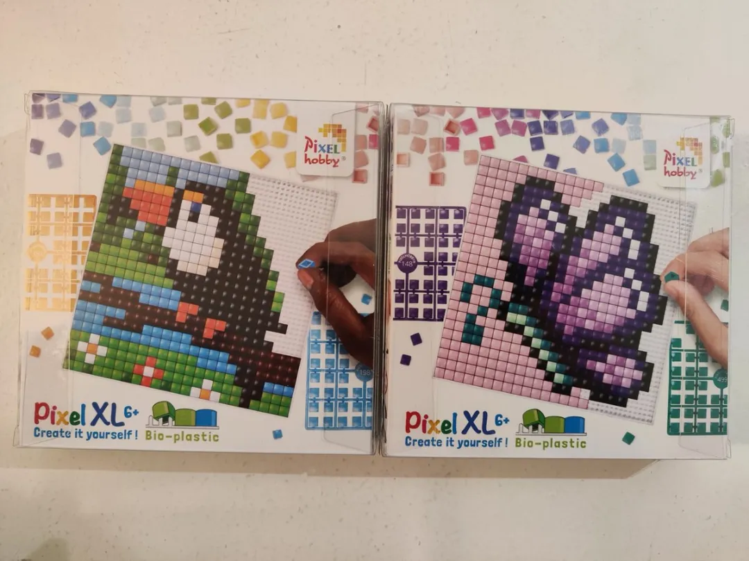 Pixelhobby Pixel XL Coasters Vlinder/Toekan