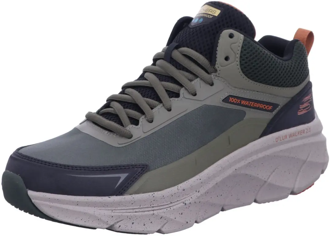 SKECHERS Heren Sneakers D'LUX WALKER 2.0 GRAILO Groen Maat 40