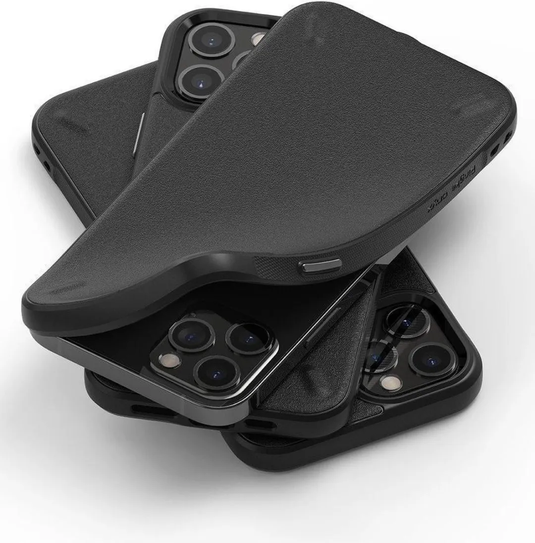 Ringke Onyx Durable TPU Hoes iPhone 12/12 Pro - Zwart