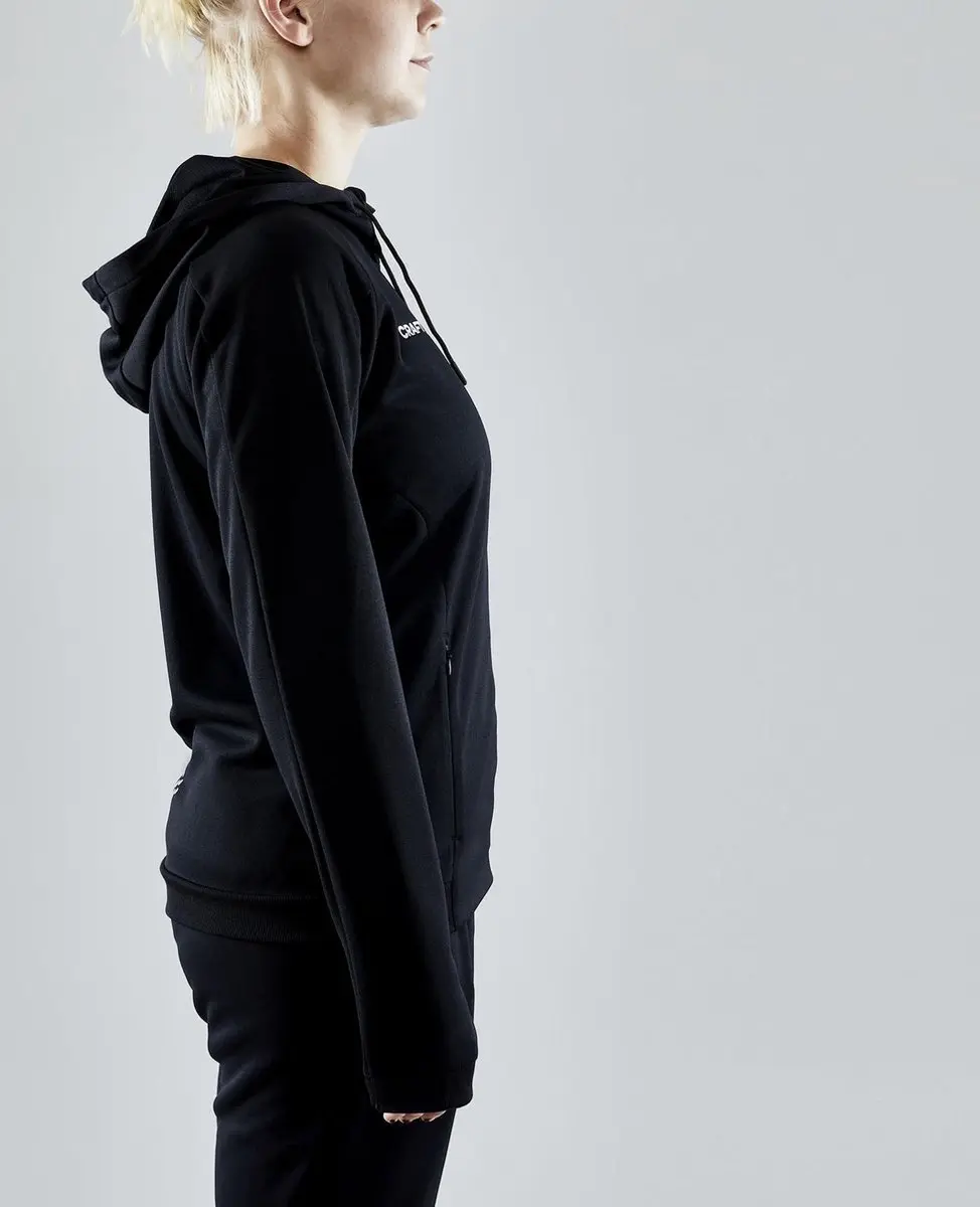 Craft Evolve Hooded Trainingsjas Dames - Zwart - afbeelding 4 van 6