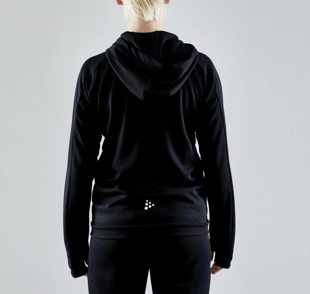 Craft Evolve Hooded Trainingsjas Dames - Zwart - afbeelding 3 van 6