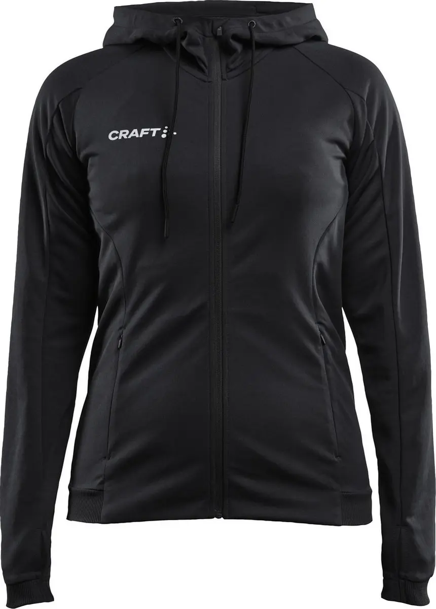 Craft Evolve Hooded Trainingsjas Dames - Zwart - afbeelding 5 van 6