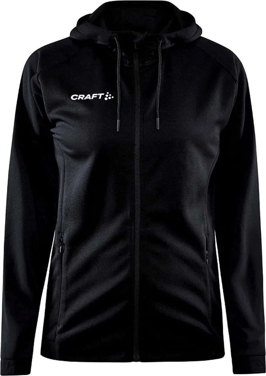 Craft Evolve Hooded Trainingsjas Dames - Zwart - afbeelding 6 van 6