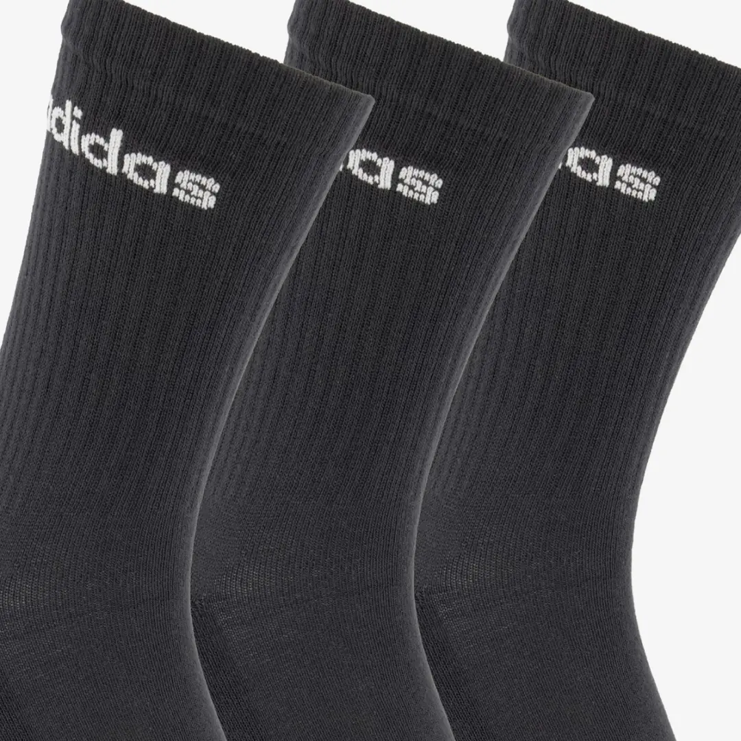 adidas Linear Gevoerde Sokken - Zwart - afbeelding 3 van 4