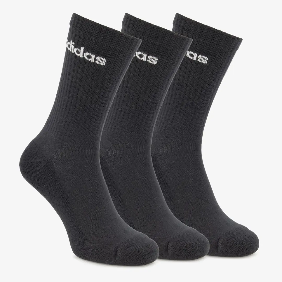 adidas Linear Gevoerde Sokken - Zwart - afbeelding 2 van 4