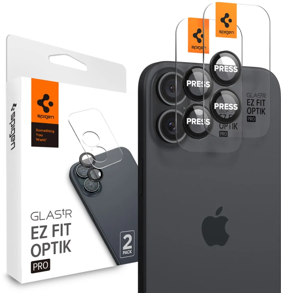Spigen Optik Pro EZ Fit iPhone 16/16 Plus Camera Beschermer
