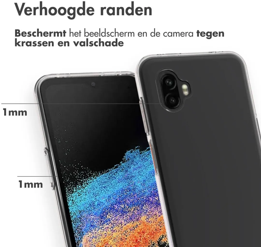 Accezz Hoesje Samsung Galaxy Xcover 6 Pro - Transparant
