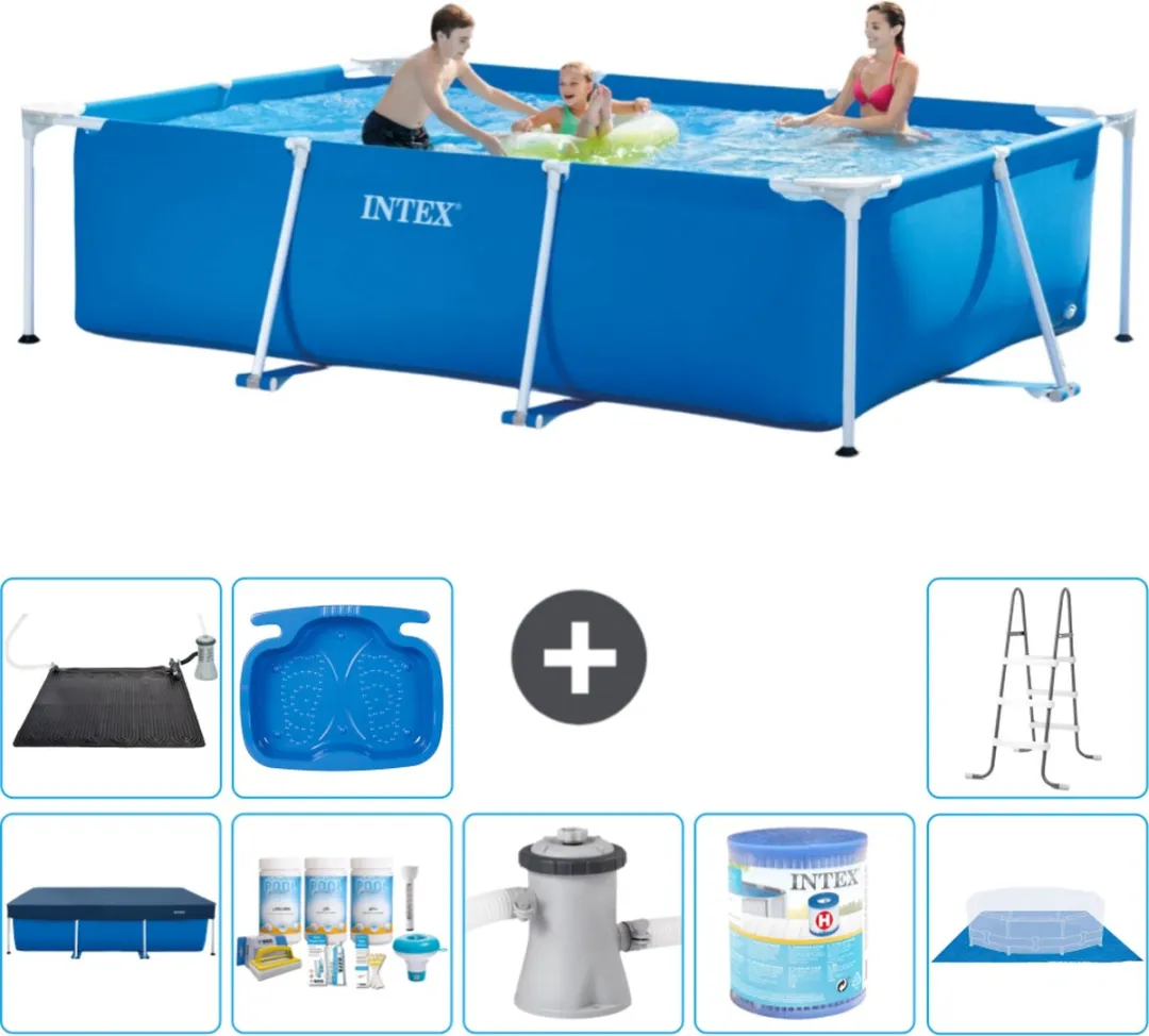 Intex Rechthoekig Frame Zwembad 300x200x75cm