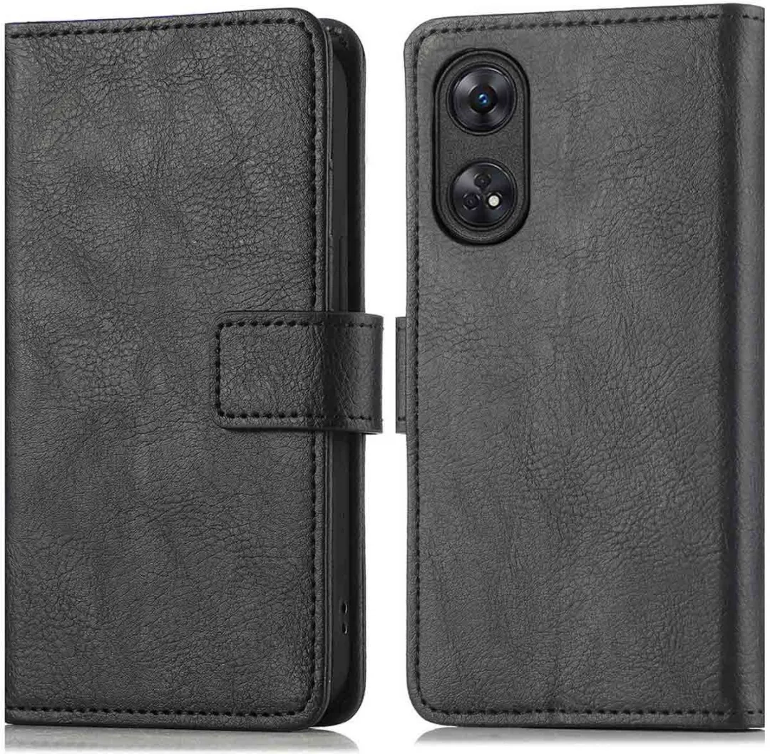 Imoshion Hoesje Oppo Reno 8T 4G - 3 Pasjes - Zwart