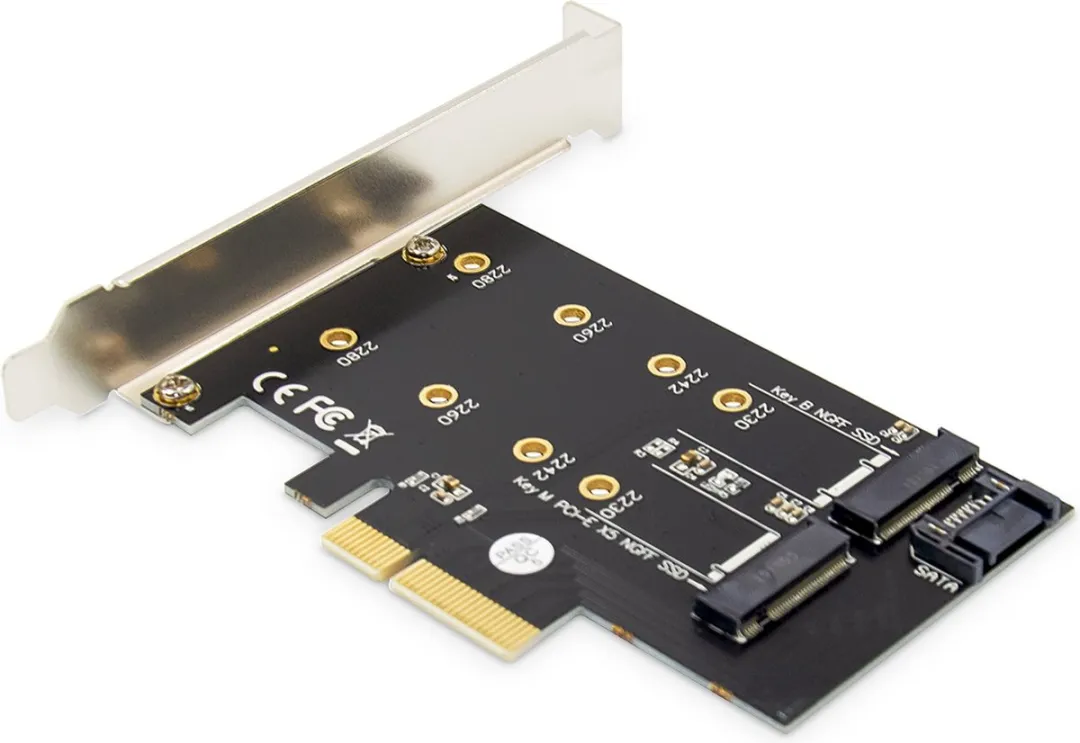 Digitus DS-33170 PCI Card M.2 NVMe - Kleurloos