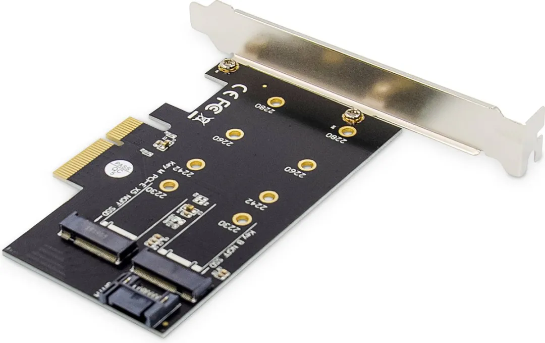 Digitus DS-33170 PCI Card M.2 NVMe - Kleurloos