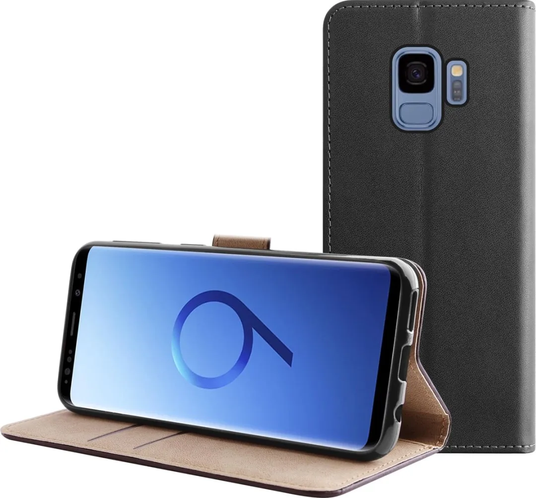 BMAX Leren Book Case Hoesje Samsung Galaxy S9