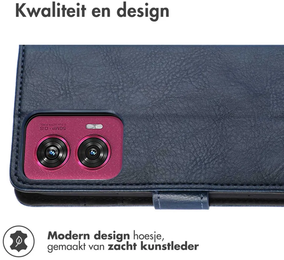 Imoshion Hoesje Motorola Edge 50 Fusion - Donkerblauw