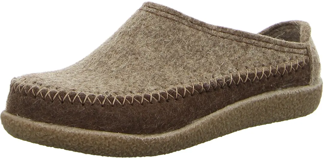 Haflinger 718004-550 dames pantoffels beige maat 44
