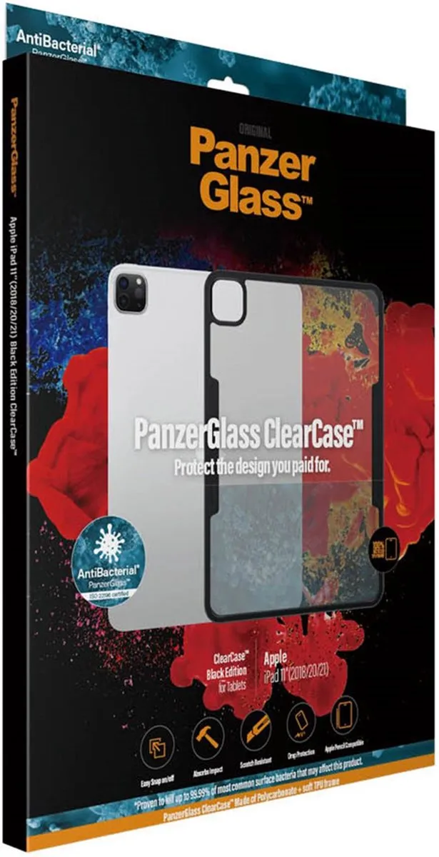 PanzerGlass ClearCase iPad Pro 11 (2020) - Transparant