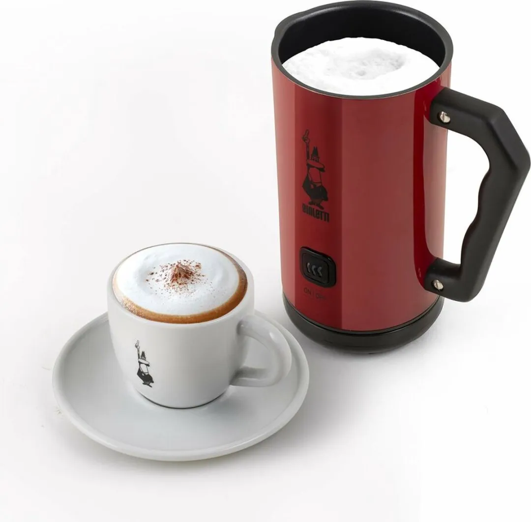 Bialetti MKF02 Automatische melkopschuimer Rood