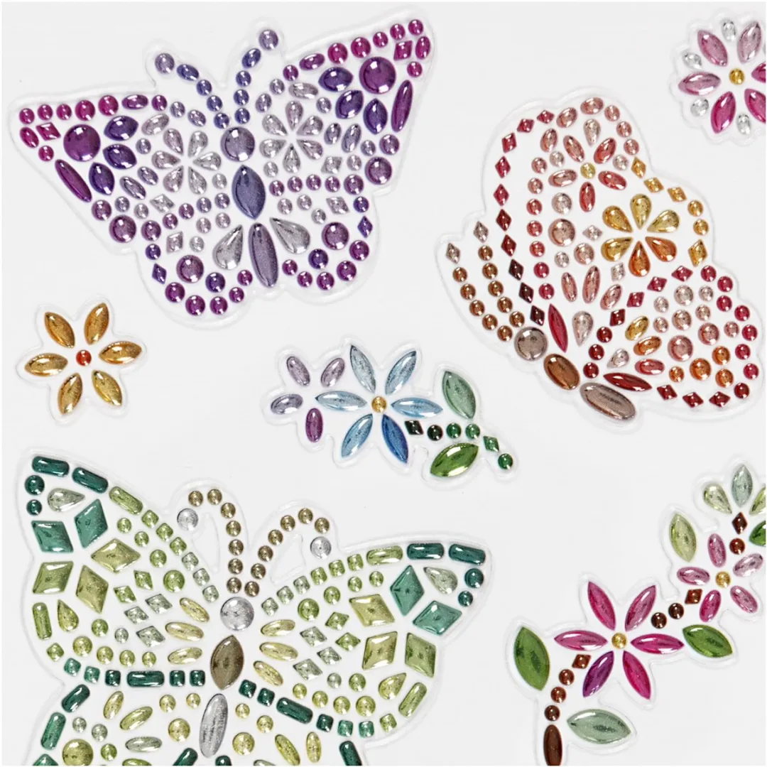 Creativ Company Diamond Stickers Vlinders