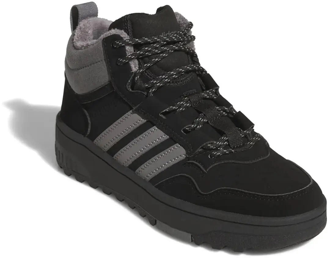 adidas Hoops 4.0 Mid Kindersneakers - Zwart - afbeelding 4 van 4