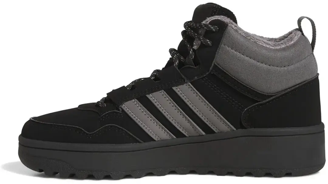 adidas Hoops 4.0 Mid Kindersneakers - Zwart - afbeelding 3 van 4