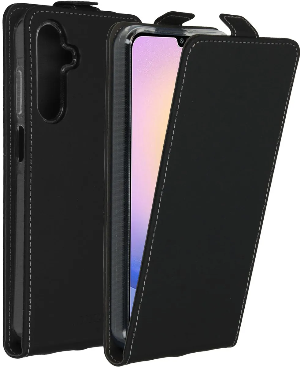 Accezz Hoesje Samsung Galaxy A25 Flipcase - Zwart