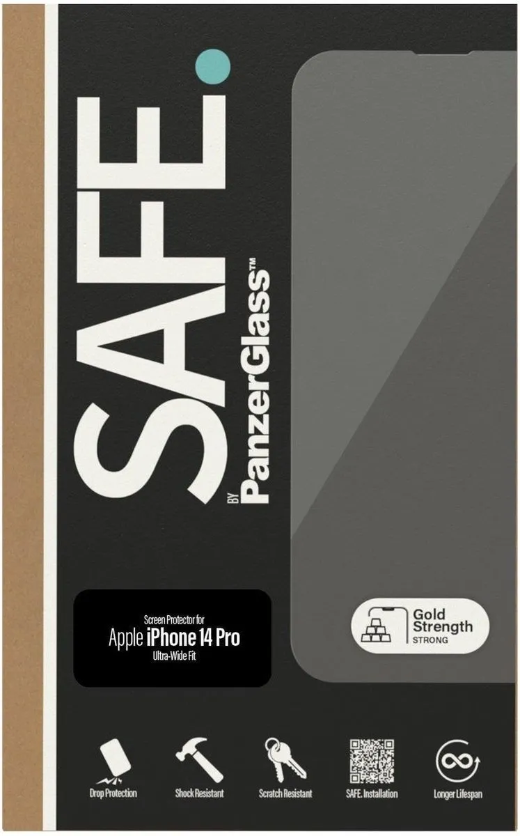 PanzerGlass SAFE95149 Screenprotector iPhone 14 Pro - Case Friendly