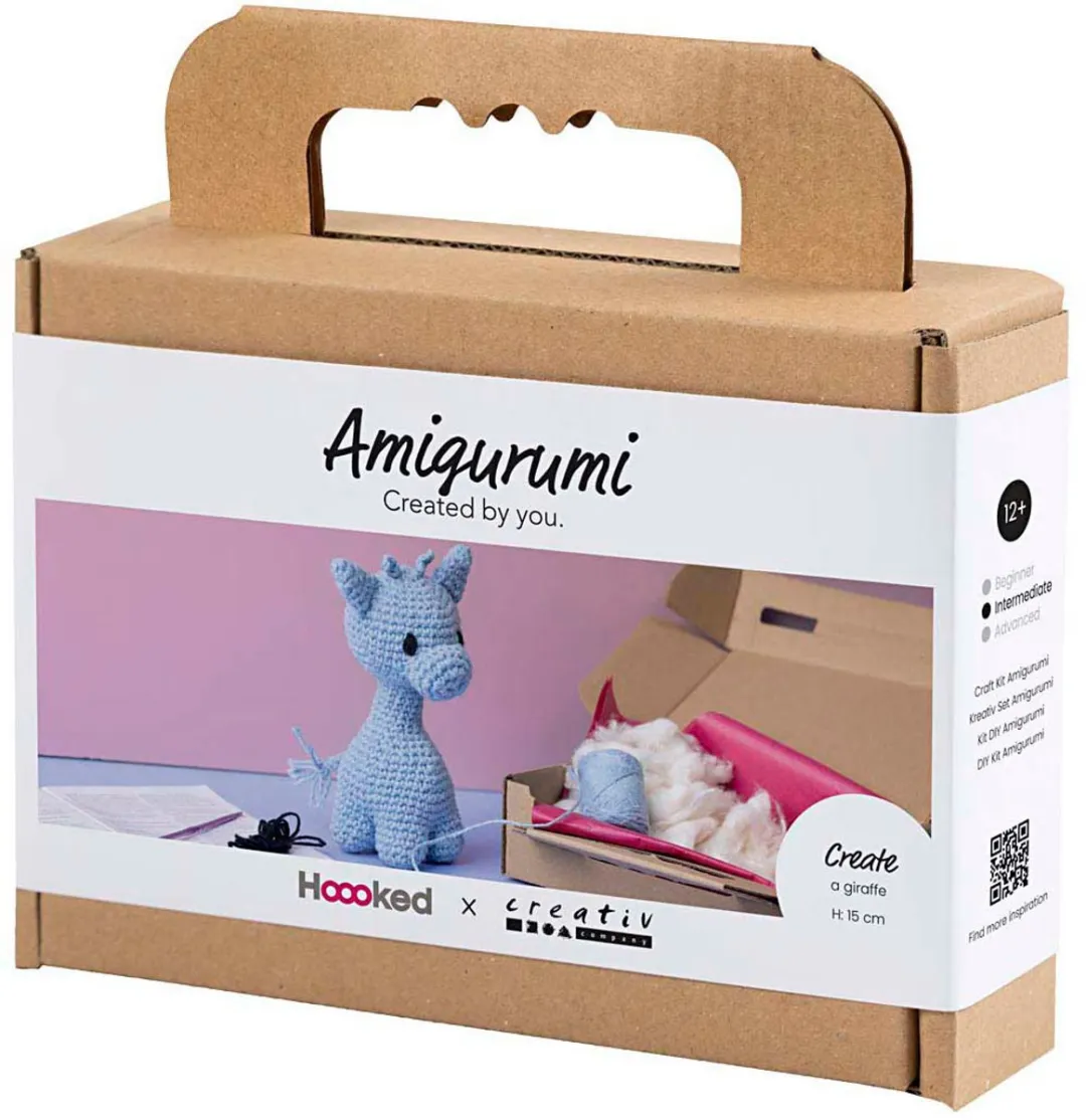 Creativ Company Haakpakket Amigurumi Giraf Lichtblauw