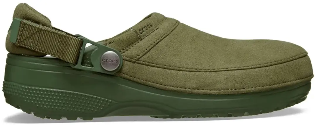 Crocs Classic Crafted Vegan Suede Klompen Groen EU 45-46