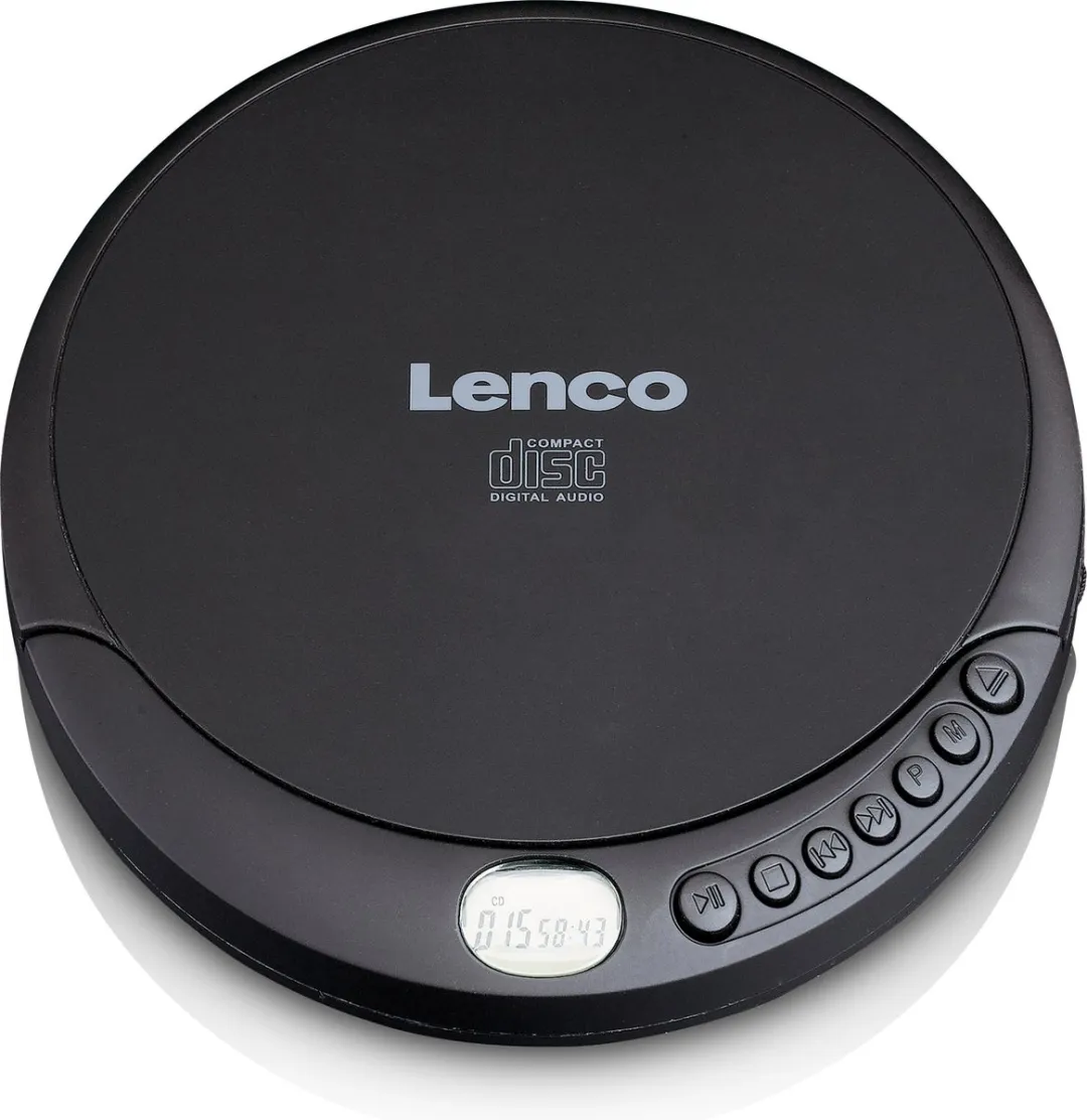 Lenco CD-010 Discman - Draagbare CD-speler - Zwart