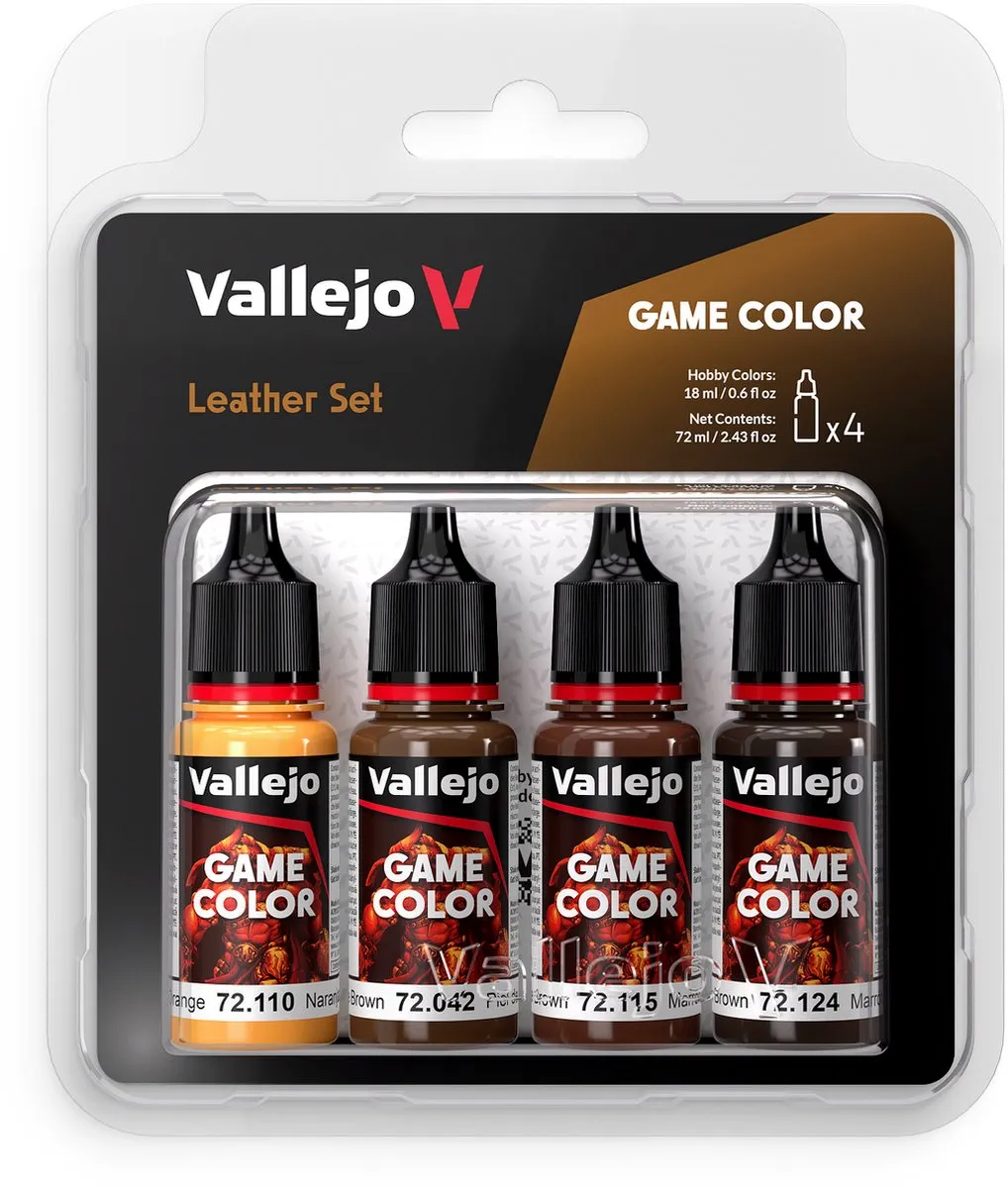 Vallejo Game Color Leather Color Acrylverfset