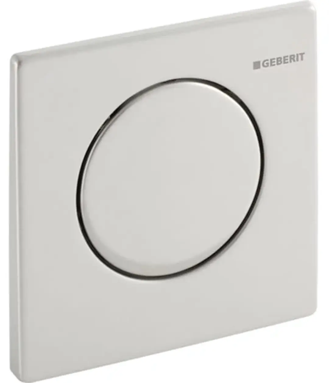 Geberit Mambo bedieningsplaat, rond, voor urinoirsturing met pneumatische spoeli