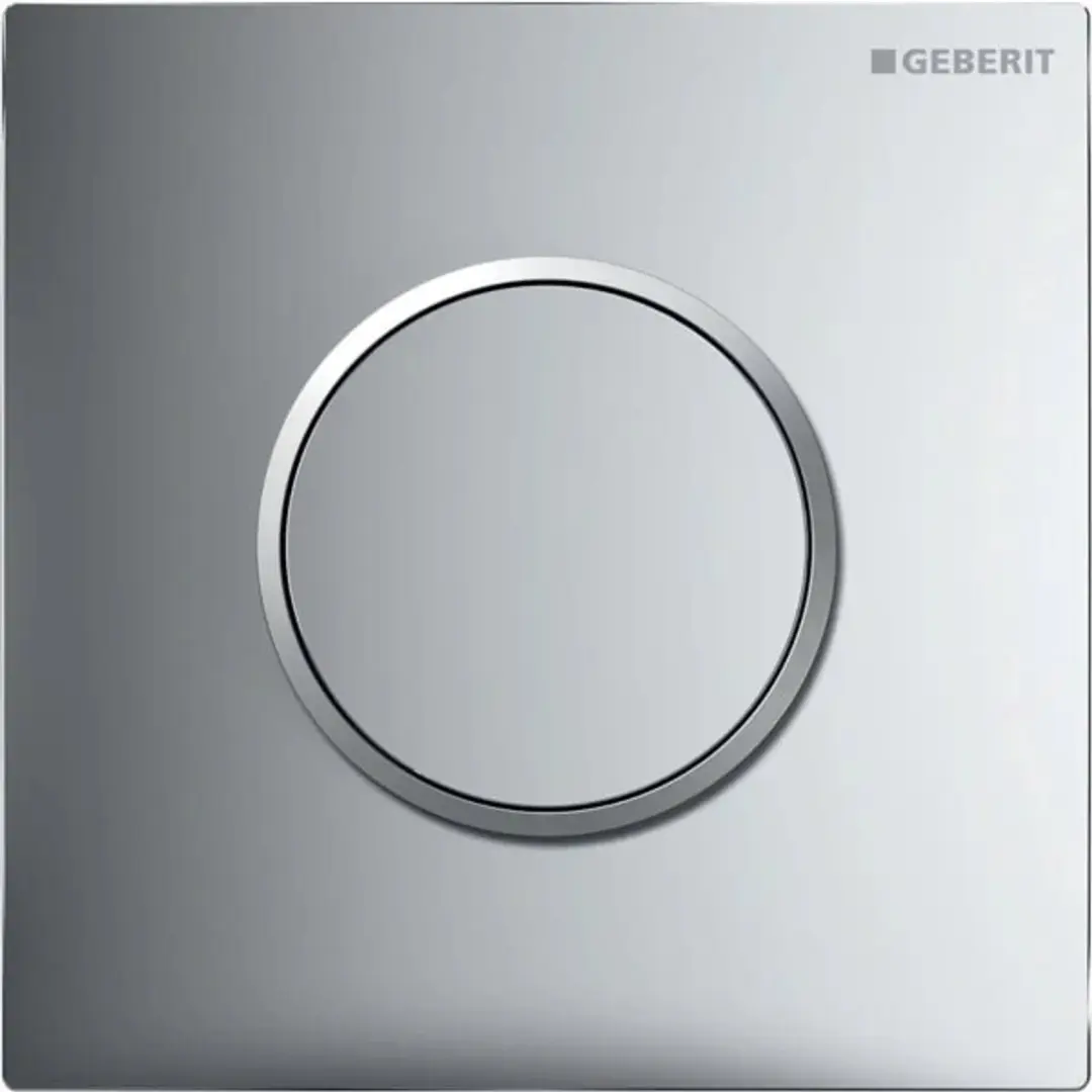 Geberit type 10 bedieningsplaat, rond, voor urinoirbediening met pneumatische sp