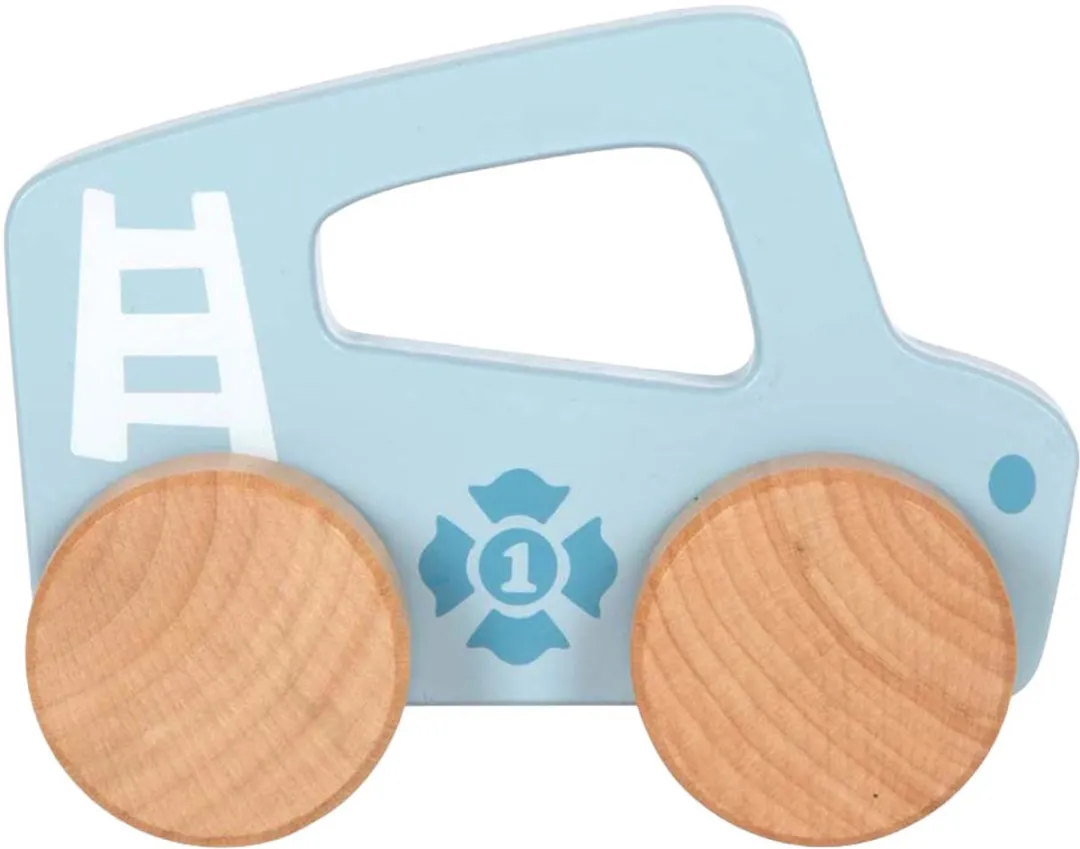 Small Foot Houten Duwautootje 12710 - Blauw