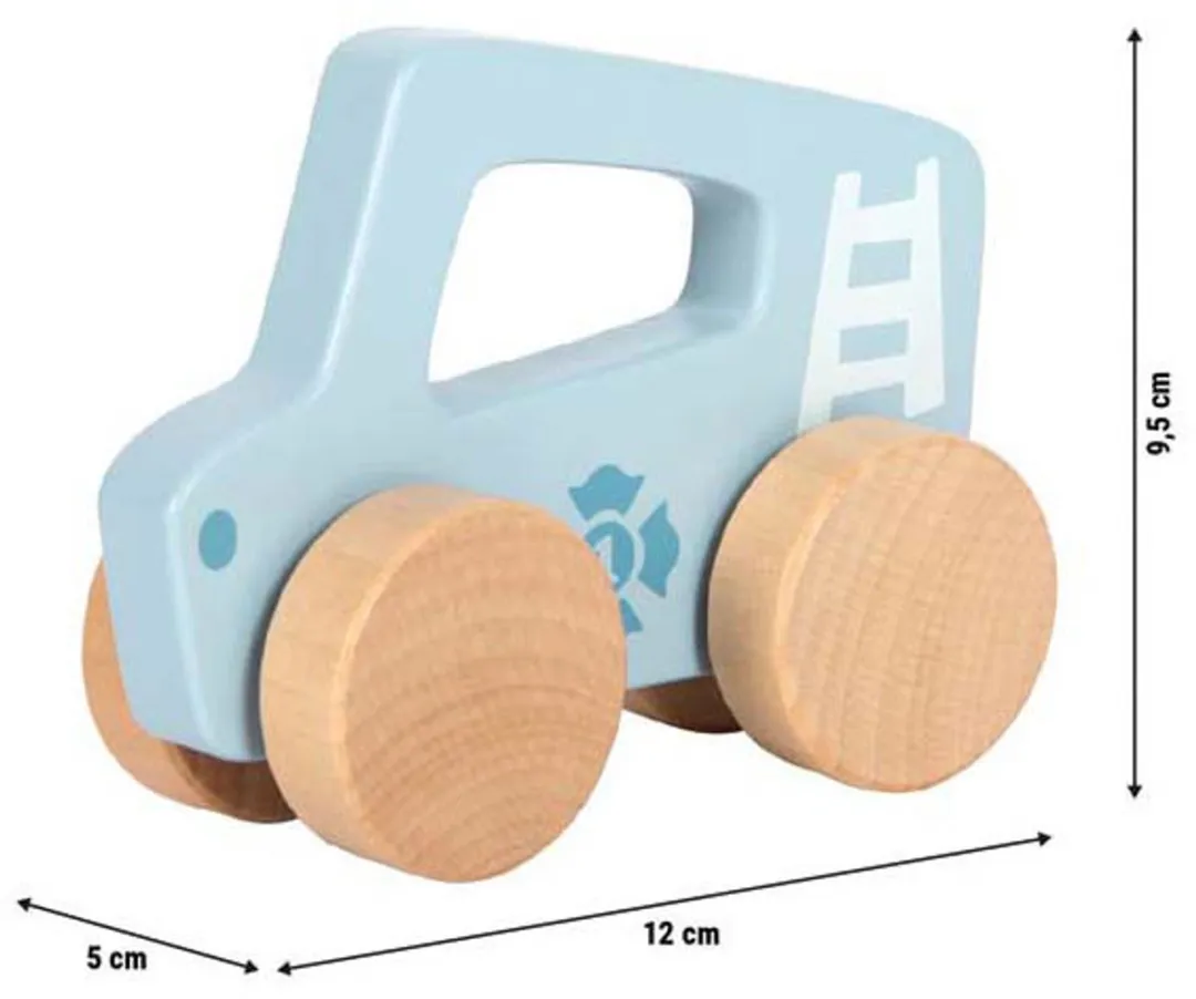 Small Foot Houten Duwautootje 12710 - Blauw