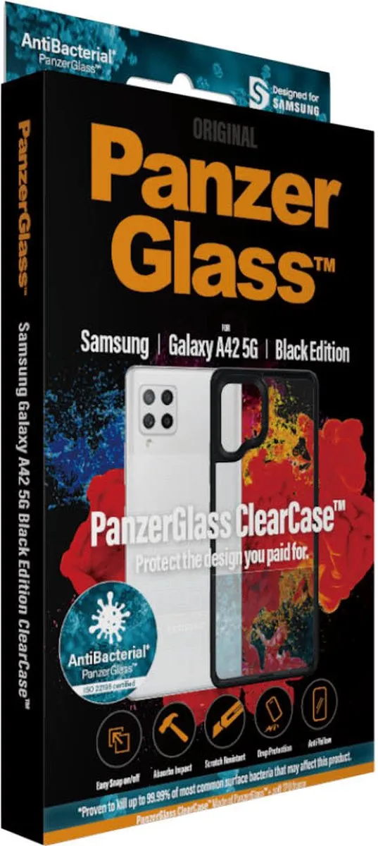 PanzerGlass PZ-0294 Hoesje Samsung Galaxy A42 - Zwart - afbeelding 6 van 6