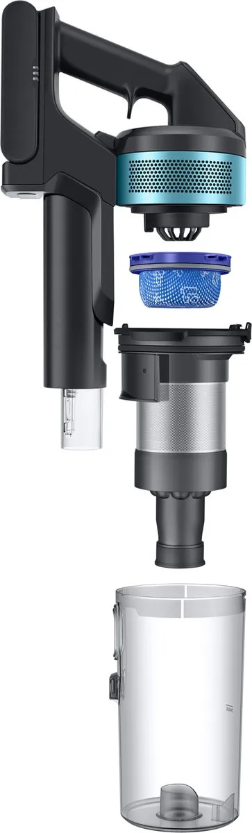 Samsung Jet 75E VS20B75AGR1 Stofzuiger - 200W - Zwart/Munt