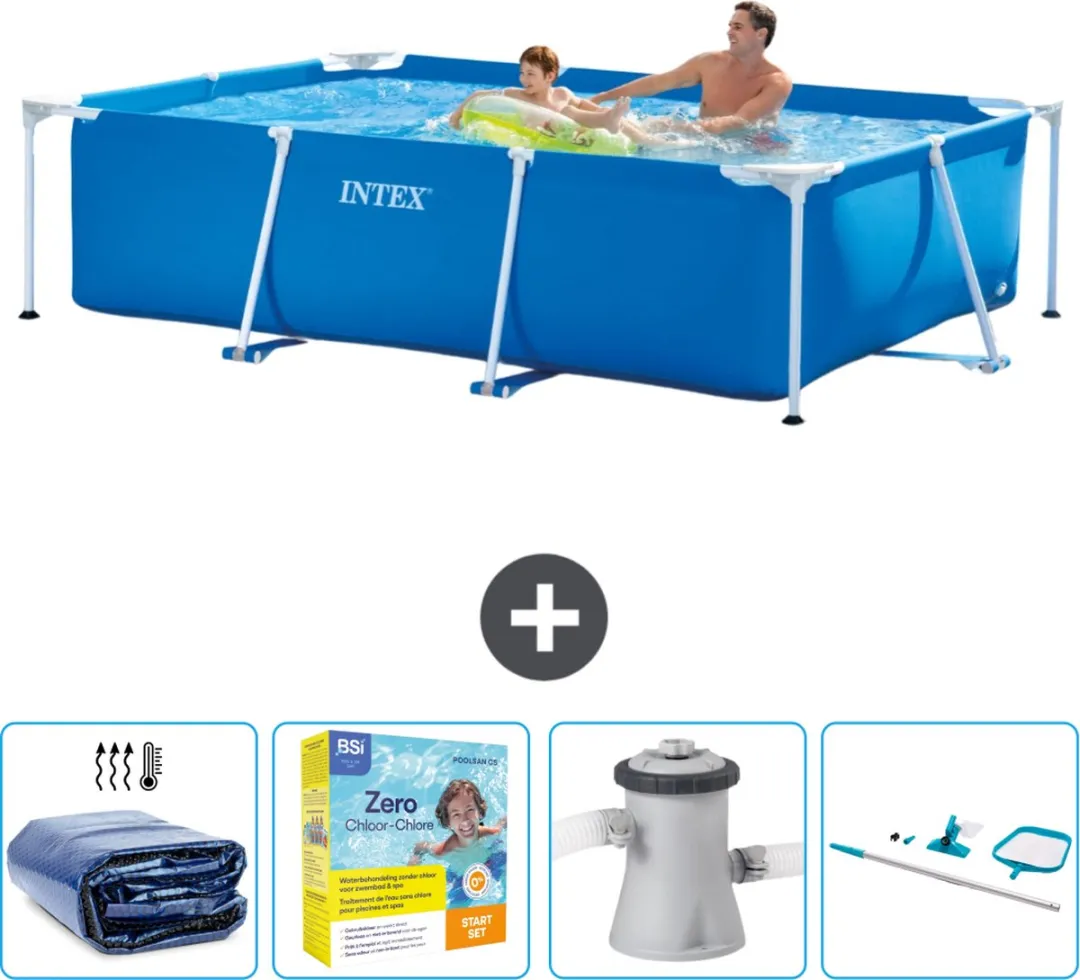 Intex Rechthoekig Frame Zwembad 260x160cm