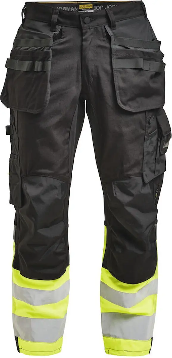 Jobman 2134 Hi-Vis Stretch Trousers Core HP 65213419
