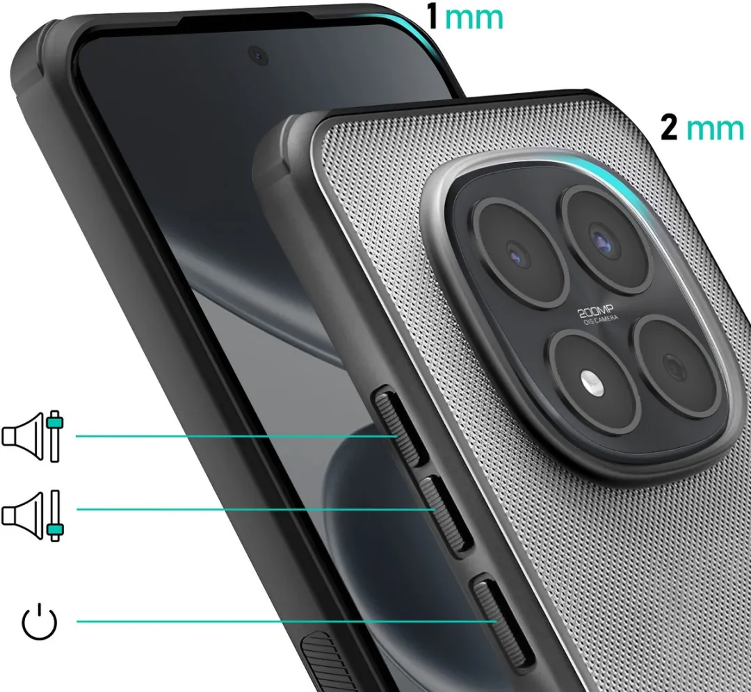 Nillkin Hoes Redmi Note 15 Pro 5G - Dual-materiaal - Zwart