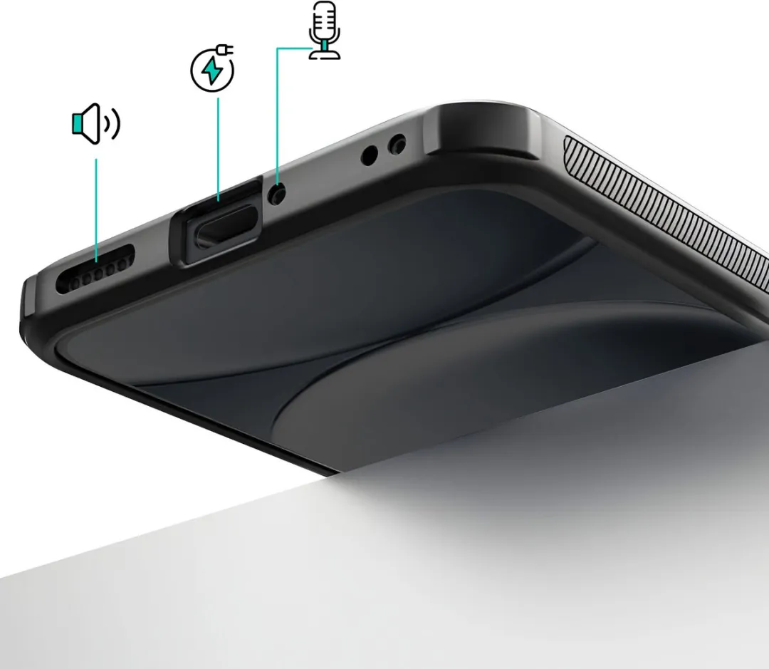 Nillkin Hoes Redmi Note 15 Pro 5G - Dual-materiaal - Zwart