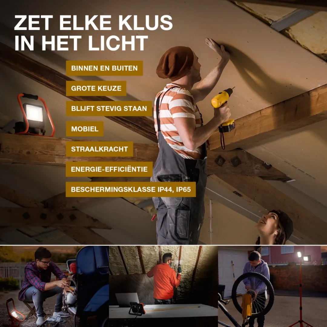 Osram LED Worklight R-Stand 30W 4000K - Oranje - afbeelding 6 van 6