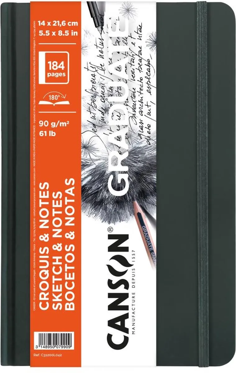 Canson Schets- en Notitieboek C31200L042