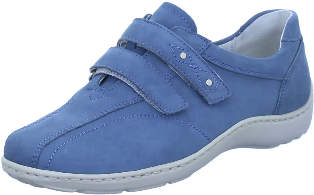Waldläufer 496301 191 195 dames veterschoenen blauw maat 36.5
