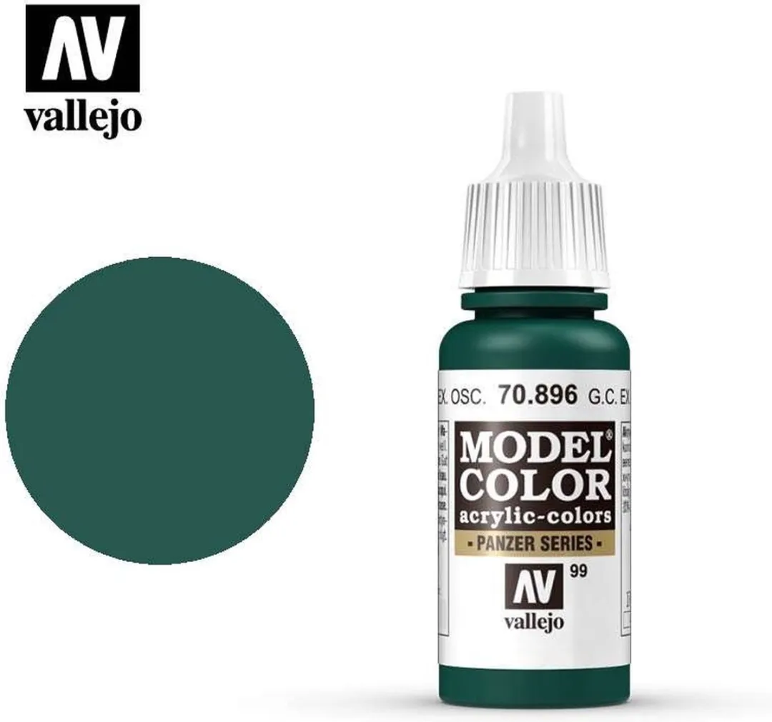 Vallejo Model Color German Camouflage Extra Dark Green Acrylverf - 17ml
