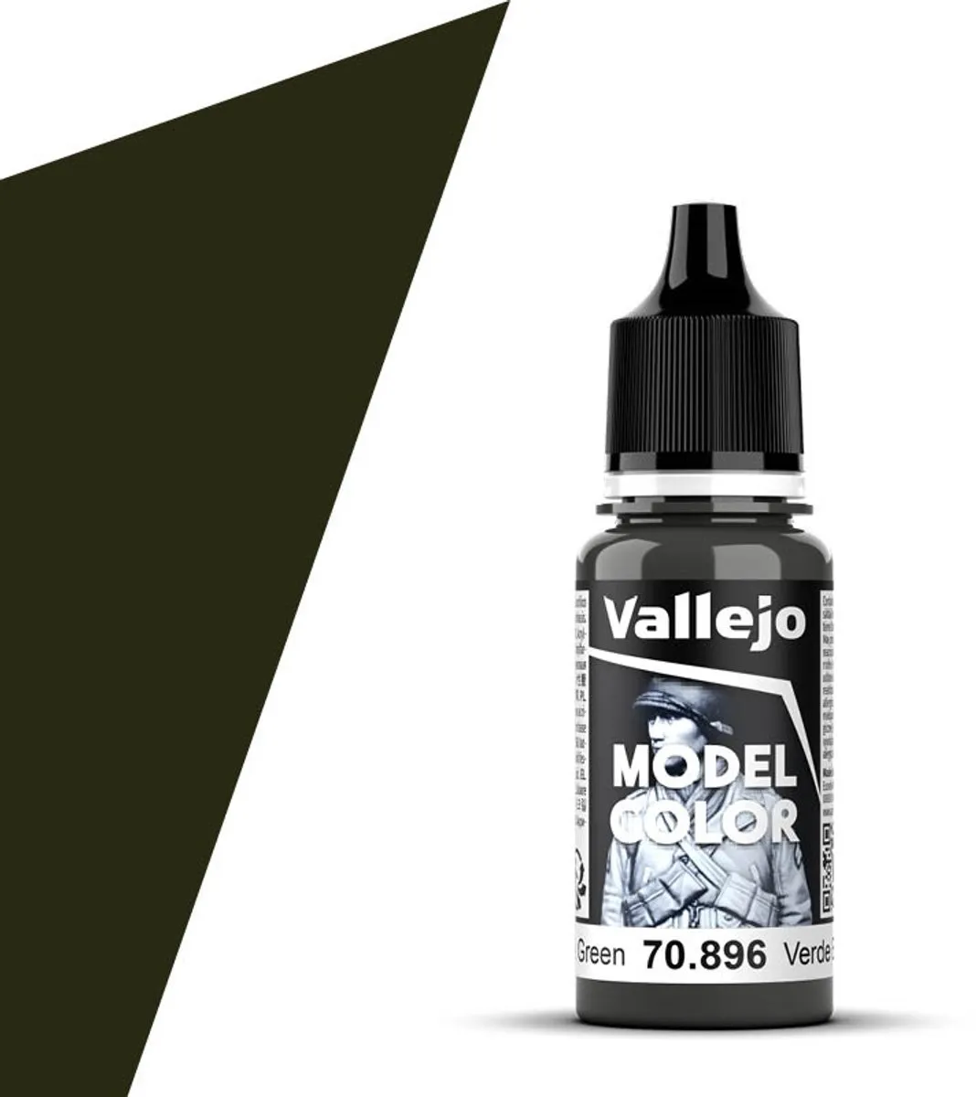 Vallejo Model Color German Camouflage Extra Dark Green Acrylverf
