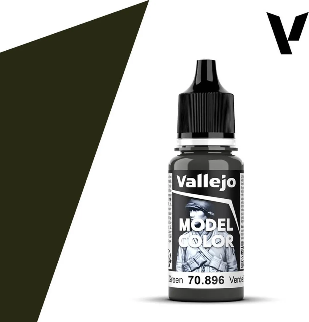 Vallejo Model Color German Camouflage Extra Dark Green Acrylverf - 17ml